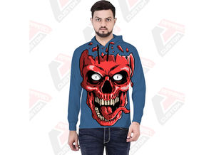 Sudadera con Capucha Premium para Hombre, Ultra Acogedora y Cómoda, 100% Algodón, Bordada, Lisa, Teñida con Impresión Digital para Invierno - Product Image 3