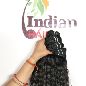 Pas cher 100% Couleur Naturelle Noir Bundle Kinky Silky wave Deep Wave Remy Extensions de Cheveux Humains Indiens pour Femmes - Product Image 2
