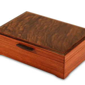 Luxury Handmade Wooden Jewelry Box Organizer Valet <b>Keepsake</b> Case Polished Wood Gift Storage Chest Decorative Trinket Holder - Product Image 1