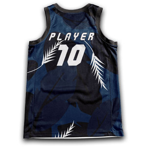 Uniforme de baloncesto de secado rápido reversible personalizable para hombre, Conjunto de jersey de malla de poliéster transpirable, pantalones cortos, ropa de baloncesto - Product Image 3