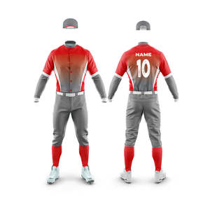 Uniforme de Béisbol Transpirable con Sublimación Deportiva, Uniforme de Equipo de Entrenamiento Unisex de Alta Calidad que Absorbe la Humedad y de Secado Rápido - Product Image 3