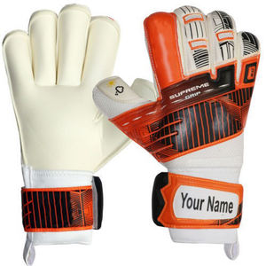 Guantes de Portero de Fútbol de Entrenamiento Intenso, Agarre de Látex de Alto Rendimiento, Correa de Muñeca Ajustable, Impermeables, Transpirables, con Cordones - Product Image 1