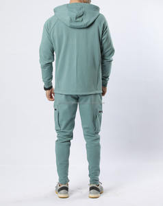 ชุดวอร์มซิปสไตล์สปอร์ตสำหรับออกกำลังกาย ชุดเซ็ตสองชิ้นสำหรับผู้ชาย ดีไซน์ใหม่ ชุดลำลองสำหรับผู้ชาย - Product Image 5