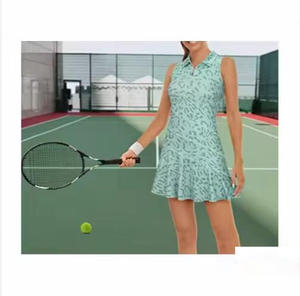 2025 Robe de sport de tennis personnalisée pour femmes avec col une pièce Polo respirant de haute qualité sublimé pour les filles - Product Image 5
