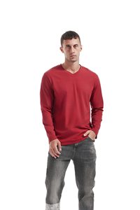 เสื้อยืดผู้ชายผ้าฝ้าย 100% คุณภาพสูง ผ้าถัก รับทำโลโก้ตามสั่ง บริการ OEM ลายตัวอักษรแบบกำหนดเอง ลดราคา เสื้อแขนยาว - Product Image 3