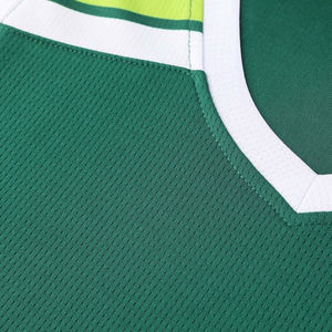 Ensembles de maillots de basket-ball sans manches personnalisables et confortables, 100% polyester, respirants - Product Image 6