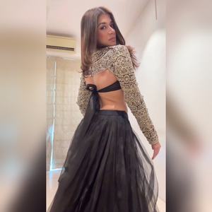 Lehenga Choli de Diseñador para Mujer, Vestido Indio Listo para Usar, Cosido, para Fiesta, Lehenga Choli Pesado para Boda - Product Image 2