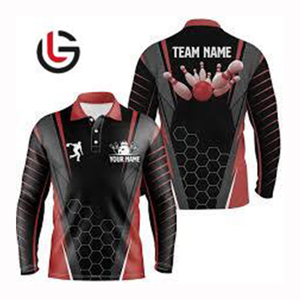 Barato profesional cómodo equipo deportivo desgaste hombres mujeres personalizado impreso bolos Polo 100% poliéster Spandex 180 gramos - Product Image 1