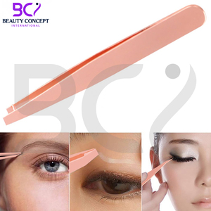 Pinzas para cejas de 4 Uds., pinzas multiusos de acero inoxidable, herramienta de belleza para depilación con punta inclinada de alta precisión - Product Image 6