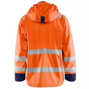 Chaqueta de trabajo de invierno de alta visibilidad personalizable, reflectante de seguridad de alta visibilidad en colores y tamaños personalizados con el logotipo de la empresa - Product Image 3