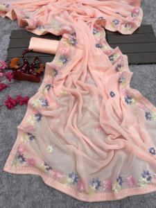 ผ้าจอร์เจียแบบนิ่มคุณภาพสูงผ้านิ่มปักเลื่อมทรงสี่เหลี่ยมสี่สีสวยงามและผ้าถักลายสวยงาม - Product Image 4