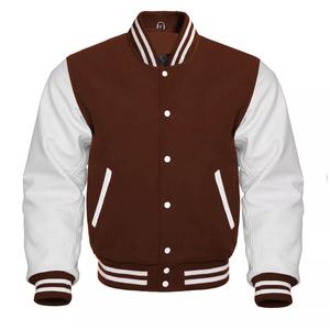 RATA-Chaqueta de Béisbol Informal para Hombre, Abrigo con Manga de Cuero, Estilo Universitario, Internacional, Unisex - Product Image 1