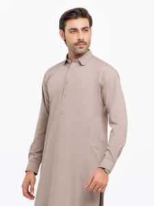 Salwar Kameez pakistanais pour hommes, style bureau, tenue traditionnelle musulmane, coupe régulière, pour les affaires, l'Aïd et le quotidien - Product Image 4