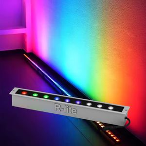 Arandela de pared lineal LED RGBW 600mm Iluminación decorativa de baja potencia - Product Image 4
