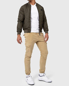 Blouson aviateur d'hiver décontracté et personnalisé de haute qualité, blousons d'aviateur hip hop pour hommes, à séchage rapide et durable - Product Image 2