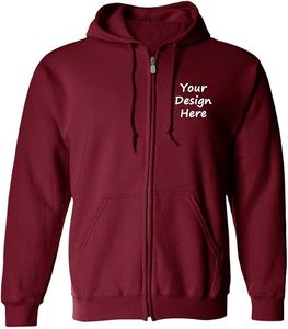 Sudadera con capucha verde de nuevo estilo con logotipo personalizado y diseño de bolsillo de canguro, sudaderas con capucha y cremallera completa para hombre - Product Image 2