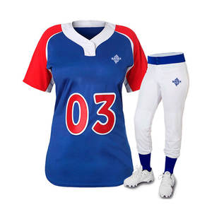 Uniformes de softball respirants de haute qualité, design original, bon marché, 100% polyester, personnalisables, service OEM, vente en gros, sublimation - Product Image 1