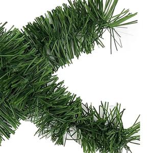 Precio de fábrica directo Guirnaldas y coronas navideñas verdes para bodas Decoraciones navideñas Comprar al exportador indio - Product Image 4