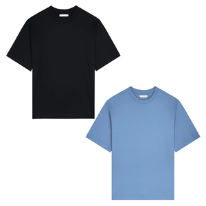 Camiseta esencial atemporal de algodón con costuras duraderas, camisetas de algodón de alta calidad de 200Gsm, camiseta de embalaje en caja para hombres de fábrica - Product Image 1