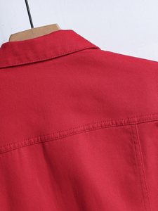 Custom Denim <b>Jackets</b> for Men Plain Dyed Full Customization <b>Vintage</b> Style Stand Collar Outdoor Wear - Product Image 4