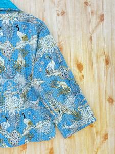 Nouvelle Collection Femmes Vintage Kantha Matelassé Coton Veste Réversible Brodé Style Indien Bouton Enduit Plus La Taille Manteau - Product Image 5