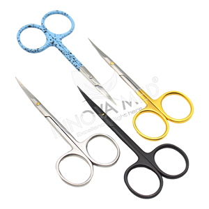 Ciseaux à cuticules de précision de marque privée prix de gros en vrac ciseaux de beauté en acier inoxydable ciseaux à cuticules prêts à expédier - Product Image 4