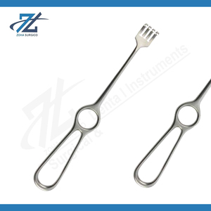 Rétracteur Ballance (Volkmann) de haute qualité, 203 mm, manuel, en acier inoxydable, instruments chirurgicaux, 3 branches, bord tranchant, certifié CE - Product Image 3