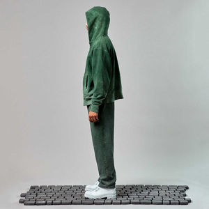 Conjunto de 2 Piezas OEM Unisex, Pantalones Deportivos y Sudadera con Capucha, Estilo Desteñido, 100% Algodón, Ropa Urbana - Product Image 2