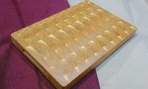 Tabla de cortar y de servir de plástico reciclado - Product Image 2