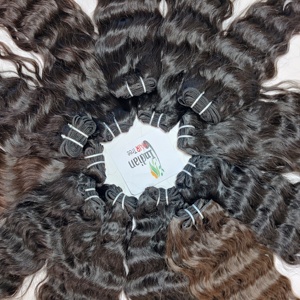 ผมแท้ธรรมชาติจากอินเดียแบบเวอร์จิ้น  จัดเรียงเกล็ดผม  ขายส่งแบบมัด  ลอนธรรมชาติ  ทอแบบดับเบิ้ลเวฟท์ด้วยเครื่องจักร  ไม่ผ่านการแปรรูป  ไม่มีการต่อผม - Product Image 4