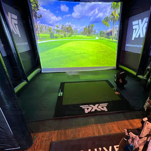 <span class=keywords><strong>Cage</strong></span> d'Entraînement de <span class=keywords><strong>Golf</strong></span> Portable, Simulateur de <span class=keywords><strong>Golf</strong></span> Gonflable, Tente de Tir pour Projecteur Avec Écran - Product Image 4