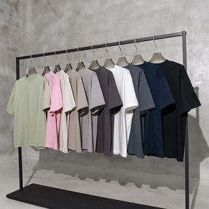 T-shirt épais unisexe de haute qualité pour hommes, 230 coton, séchage rapide, coupe ample, style hip-hop, 100% g - Product Image 2