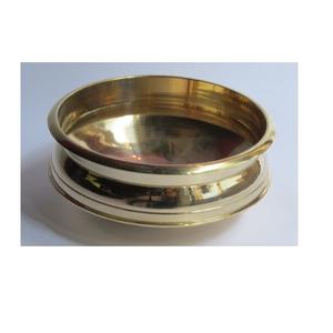 Vente en gros de bol de forme ronde décoratif moderne et élégant en laiton Urlis or mat fini martelé design élégant pour mariage - Product Image 3