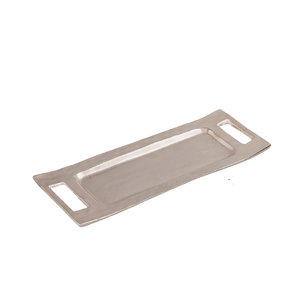 Ensemble de deux plateaux à pizza en aluminium noir avec émail métallique pour servir les aliments pendant le ramadan et les mariages - Product Image 5