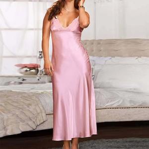Breathable Off-shoulder Strap <b>Nightgown</b> Sexy Dress <b>Women's</b> Sleepwear for Evening at Wholesale Price - Product Image 4