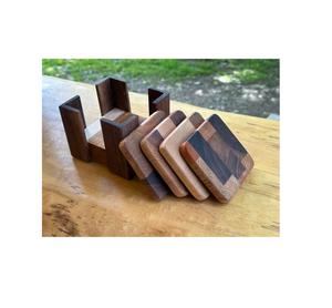 แผ่นรองแก้วไม้ทำมือ สำหรับปกป้องเฟอร์นิเจอร์จากคราบความร้อนและคราบความชื้นทุกวัน - Product Image 1