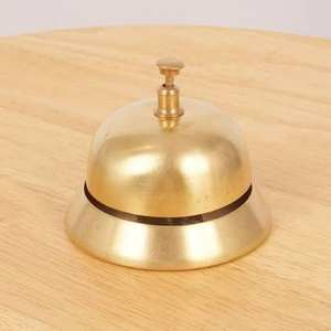 Classic Office Decorative Tabletop Bell Aluminum Table <b>Top</b> Customize Bell For Home Office Decoration - Product Image 4