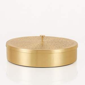 Caja de especias apilable moderna de latón de grado alimenticio, organizador Masala Dabba para cocina con 7 contenedores - Product Image 2