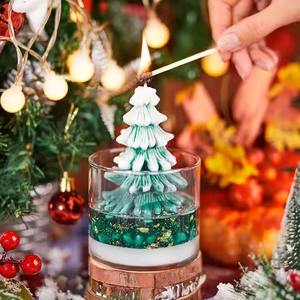 H.m.a เทียนงานฝีมือบรรยากาศสบายๆสำหรับตกแต่งโต๊ะเทศกาลคริสต์มาสงานเลี้ยงบรรยากาศในฤดูหนาว - Product Image 5