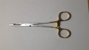 Fórceps dentales manuales con soporte de aguja de alta calidad TC 14CM e insertos de carburo de tungsteno de corte de sutura OEM personalizado - Product Image 2