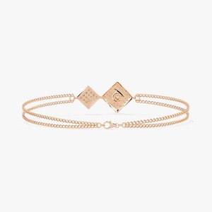 Trendy Classy Style Moissanite Diamond <b>Bracelet</b> in 10k to 14k Solid Gold Four Prong Customizable Sizes - Product Image 3