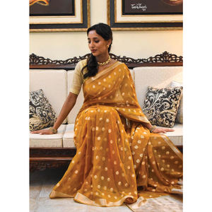 Sari de Diseño Personalizado, Ligero y Cómodo, Hasta el Suelo, para Mujer, para Bodas y Fiestas, Estilo Indio, Precio al por Mayor, Servicio OEM - Product Image 2