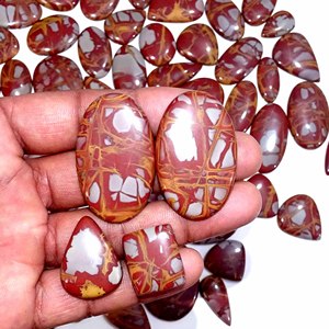 Vente en gros de pierres précieuses en vrac naturelles de qualité supérieure Noreena Jasper Cabochon de haute qualité fait à la main pour bijoux - Product Image 2