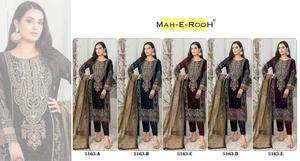 Trajes de terciopelo de diseñador Premium Trabajo de bordado intrincado Estilo formal para Bodas de invierno Fiestas Festivales Ocasiones especiales - Product Image 6