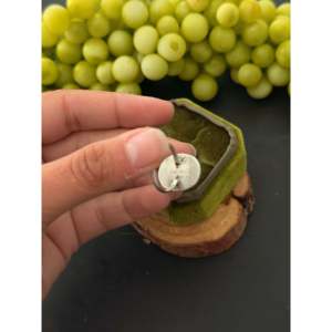 Navajo Handmade White Buffalo Gemstone <b>Ring</b> <b>with</b> Natural Stone Sterling <b>Silver</b> Boho Style Statement <b>Ring</b> Everyday Wear Size 6.5 - Product Image 5