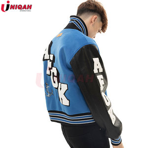 Blouson universitaire d'hiver en laine Melton haut de gamme pour homme – Confortable, respirant, brodé, personnalisable – Vêtement d'extérieur en gros - Product Image 3