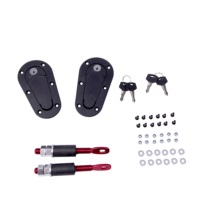 Nouveau kit de fixation TBRACING BP-03 Aero Catch Plus Flush pour broches de capot de voiture de course (Taïwan)