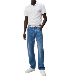 Vêtements de golf anti-froissement, brodés, imprimés, design personnalisé, poche, blanc uni, noir, coton, coupe ajustée, t-shirts de golf pour hommes - Product Image 6