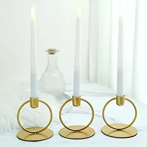 New Style Candle Light Holder Metal in Iron <b>Wax</b> Retro <b>Melting</b> <b>Wax</b> Candle Lamp Simple Table Lamp Fragrance Light Candle Stand - Product Image 3