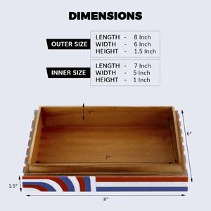 Boîte de rangement pour bijoux en résine incrustée de coupe artistique personnalisée Solution d'exportation artisanale de haute qualité avec emballage personnalisé - Product Image 4